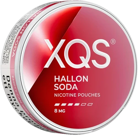 XQS Hallonsoda 8MG-Nicotine Pouches-SnusBox
