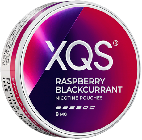 XQS Raspberry Blackcurrant 8MG-Nicotine Pouches-SnusBox