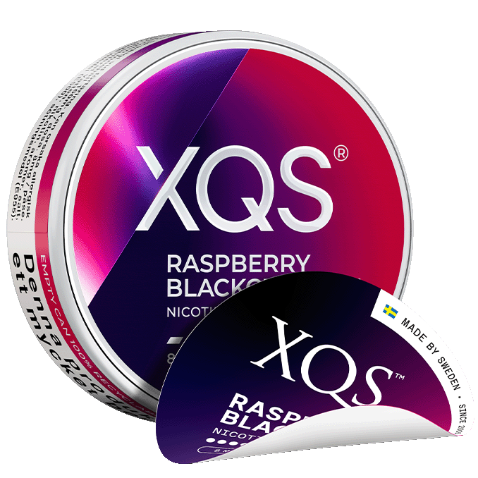 XQS Raspberry Blackcurrant-Nicotine Pouches-SnusBox