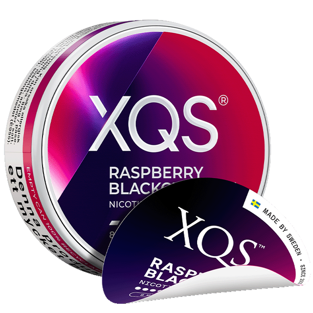 XQS Raspberry Blackcurrant-Nicotine Pouches-SnusBox