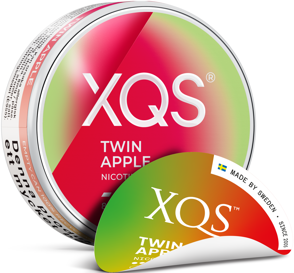 XQS Twin Apple Strong – Snusbox