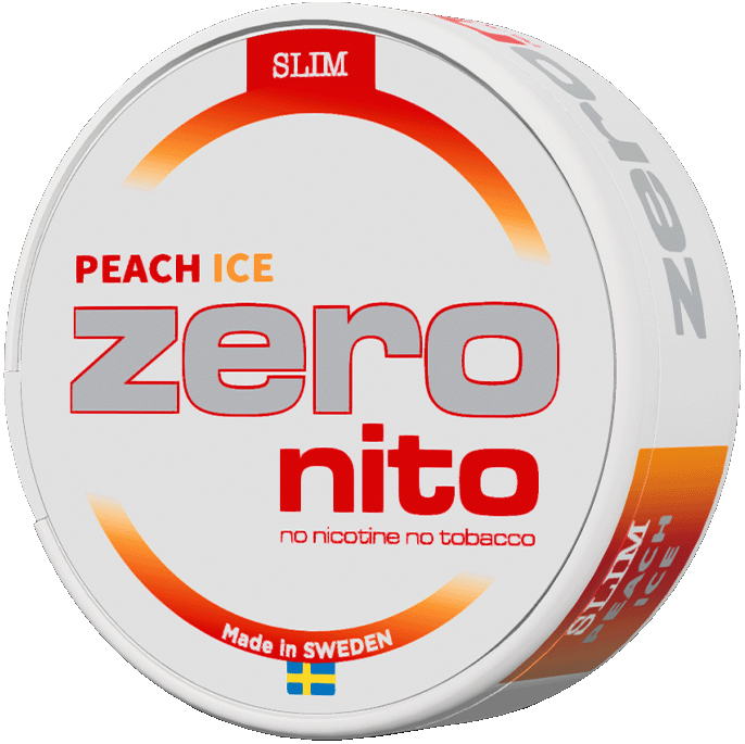 Zeronito Peach Ice Slim-Nicotine free-SnusBox