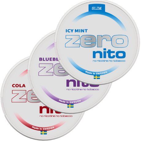 Zeronito Slim Mix-Pack-Nicotine free-SnusBox