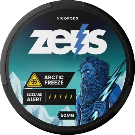 Zeus Arctic Freeze Extra Strong-Nicotine Pouches-SnusBox