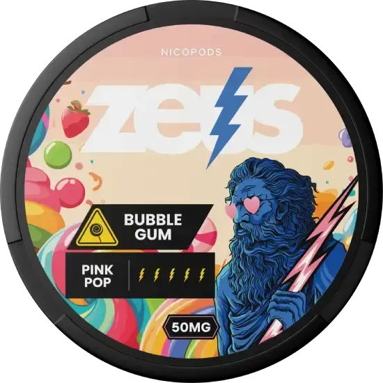Zeus Bubblegum Extra Strong-Nicotine Pouches-SnusBox
