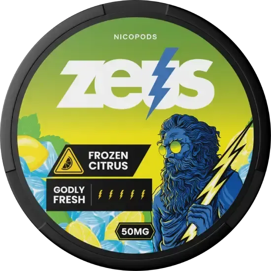 Zeus Frozen Citrus Extra Strong-Nicotine Pouches-SnusBox