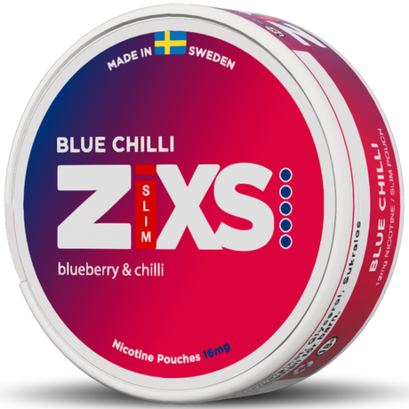 Zixs Blue Chilli Slim-Nicotine Pouches-SnusBox