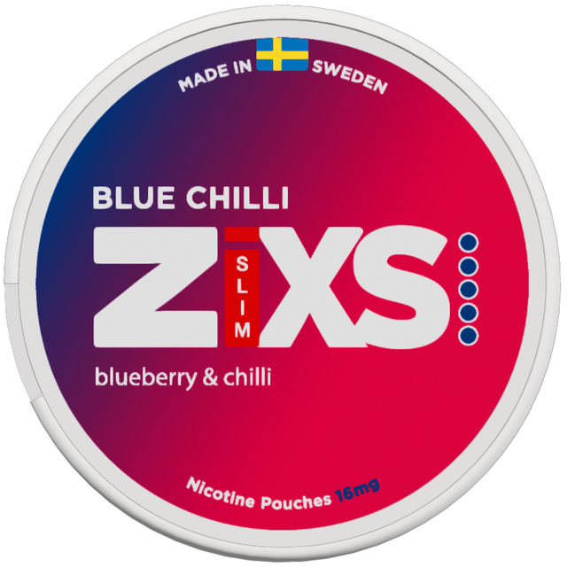 Zixs Blue Chilli Slim-Nicotine Pouches-SnusBox