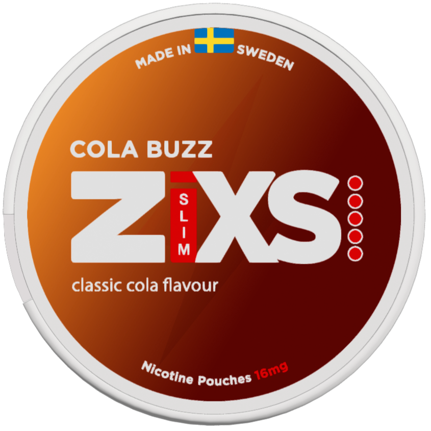 Zixs Cola Buzz Slim-Nicotine Pouches-SnusBox