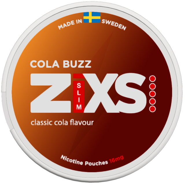 Zixs Cola Buzz Slim-Nicotine Pouches-SnusBox
