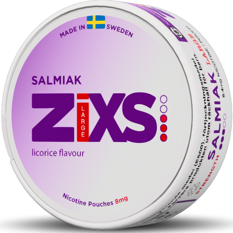 Zixs Salmiak-Nicotine Pouches-SnusBox
