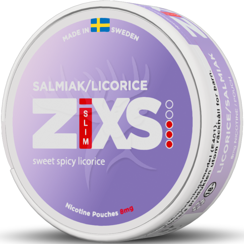 Zixs Salmiak Slim – Snusbox