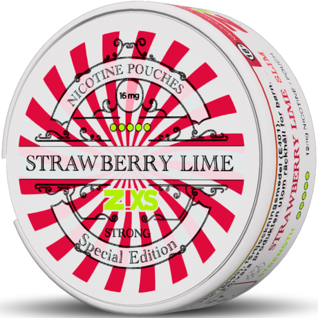 Zixs Strawberry Lime Slim – Snusbox
