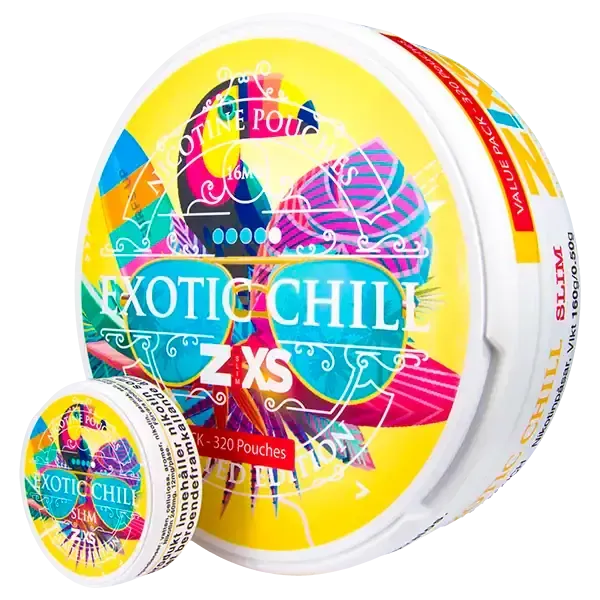 Z!xs Exotic Chilli Jumbo Can-Nicotine Pouches-SnusBox