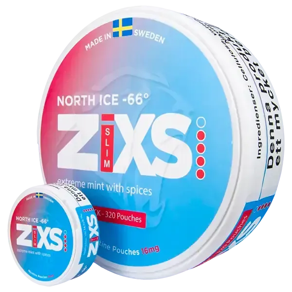 Z!xs North Ice Jumbo Can-Nicotine Pouches-SnusBox