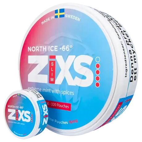 Z!xs North Ice Jumbo Can-Nicotine Pouches-SnusBox