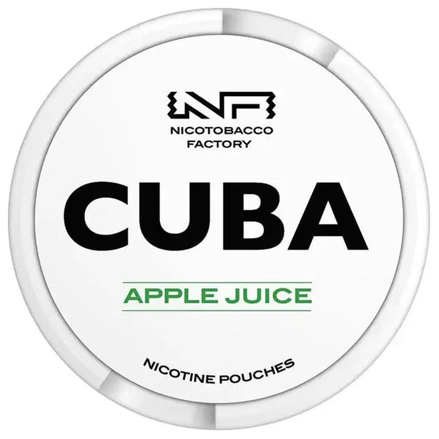 CUBA White Apple Juice-Nicotine Pouches-SnusBox.eu