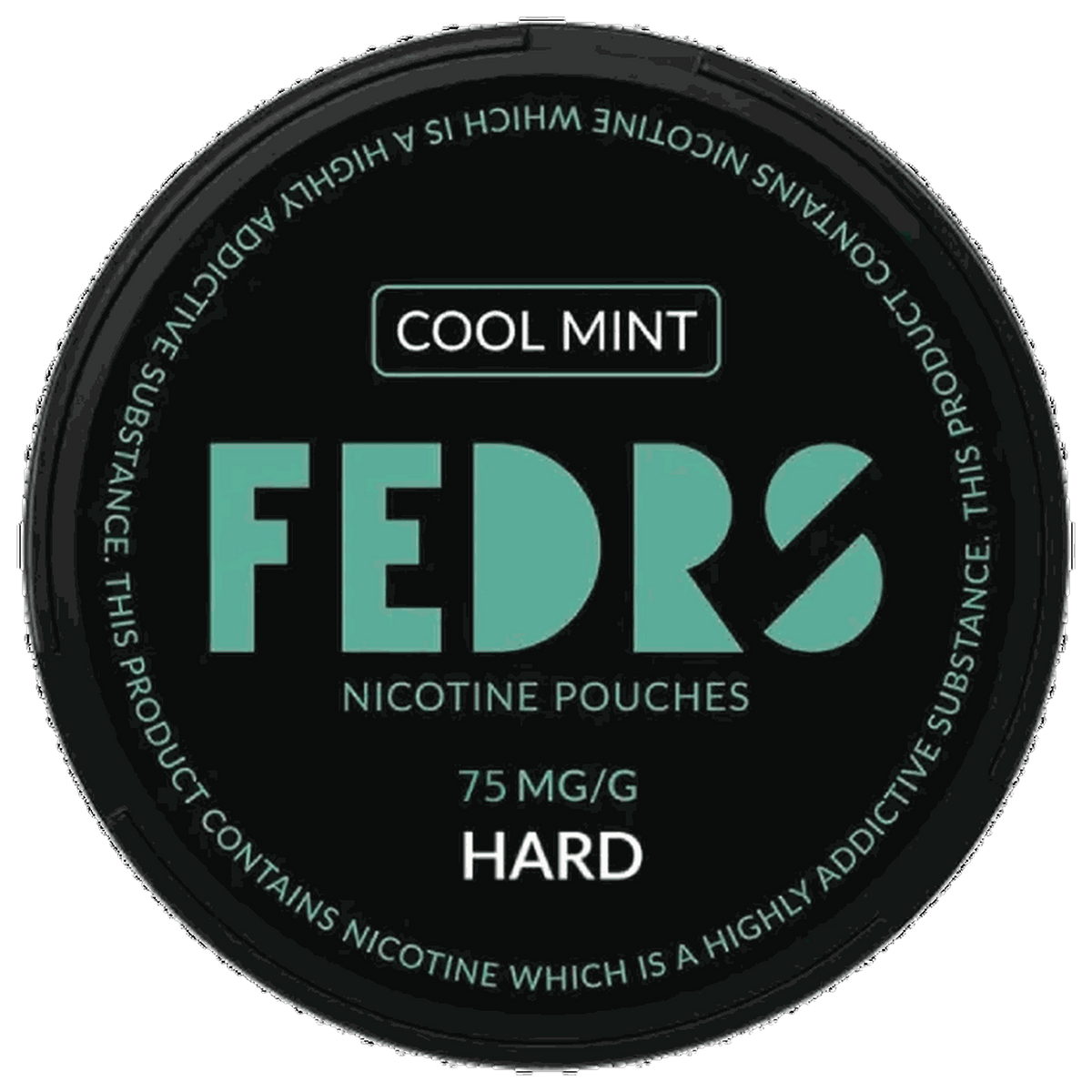 FEDRS BLACK Cool Mint 75mg-Nicotine Pouches-snusbox.eu