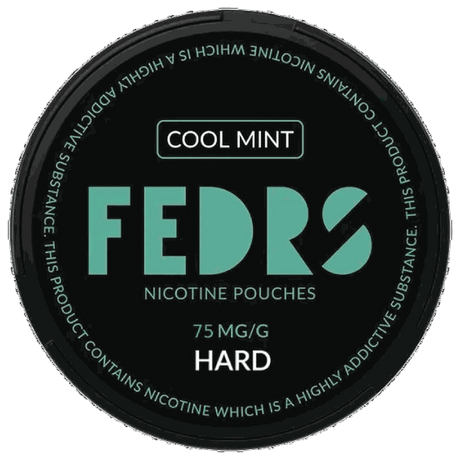 FEDRS BLACK Cool Mint 75mg-Nicotine Pouches-snusbox.eu
