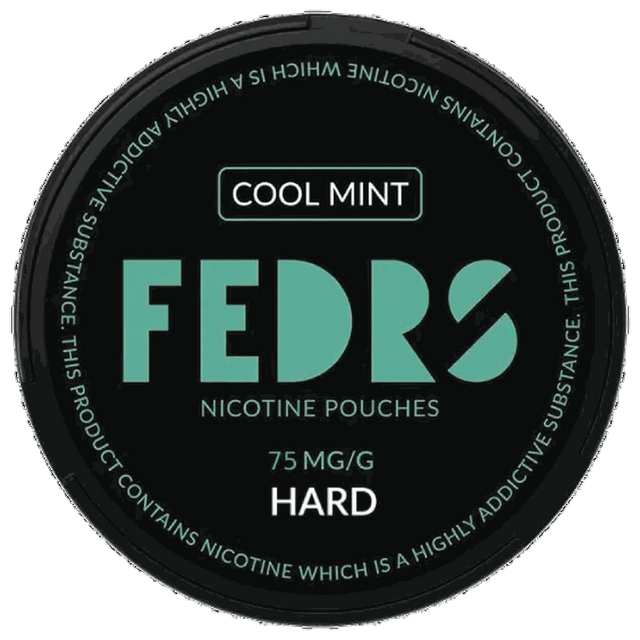 FEDRS BLACK Cool Mint 75mg-Nicotine Pouches-snusbox.eu