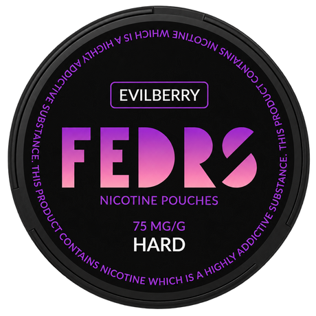 FEDRS BLACK Evilberry-Nicotine Pouches-snusbox.eu