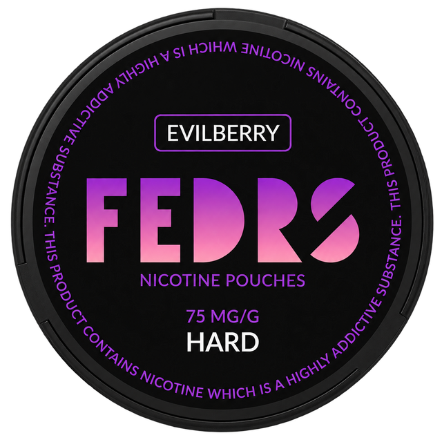 FEDRS BLACK Evilberry-Nicotine Pouches-snusbox.eu