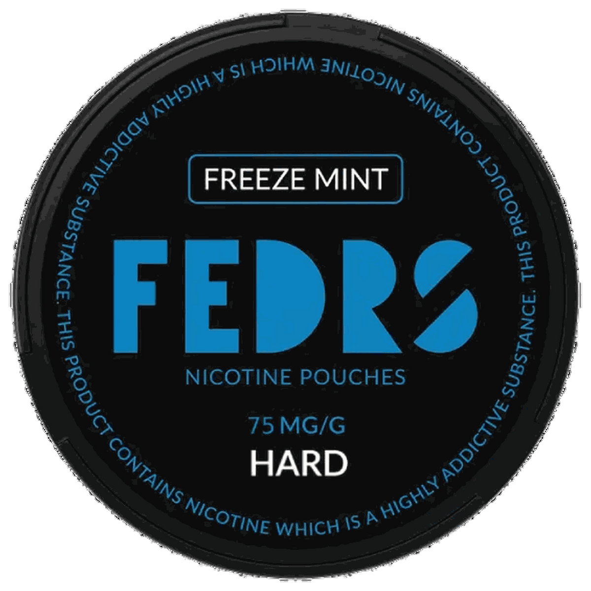 FEDRS BLACK Freeze Mint 75mg-Nicotine Pouches-snusbox.eu