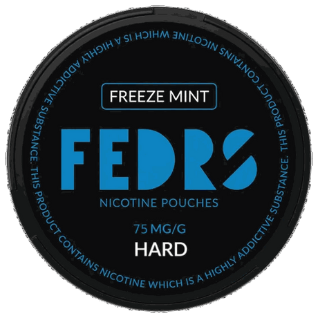 FEDRS BLACK Freeze Mint 75mg-Nicotine Pouches-snusbox.eu