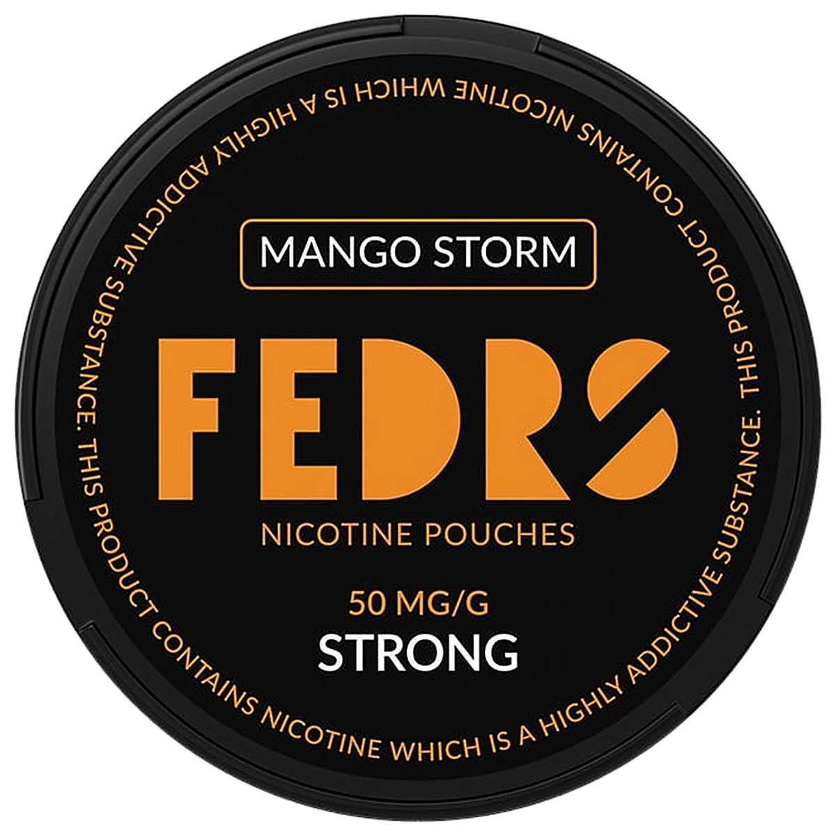 FEDRS BLACK Mango Storm 50mg-Nicotine Pouches-snusbox.eu