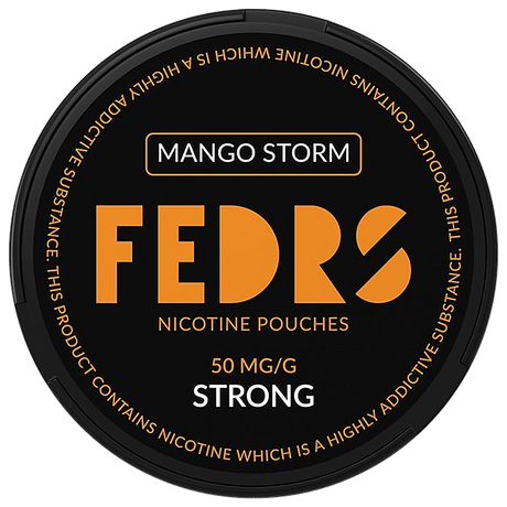 FEDRS BLACK Mango Storm 50mg-Nicotine Pouches-snusbox.eu