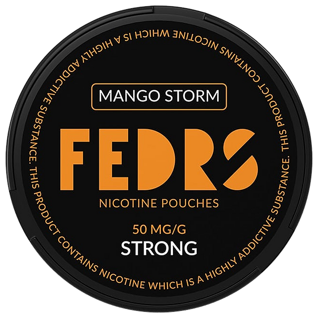 FEDRS BLACK Mango Storm 50mg-Nicotine Pouches-snusbox.eu