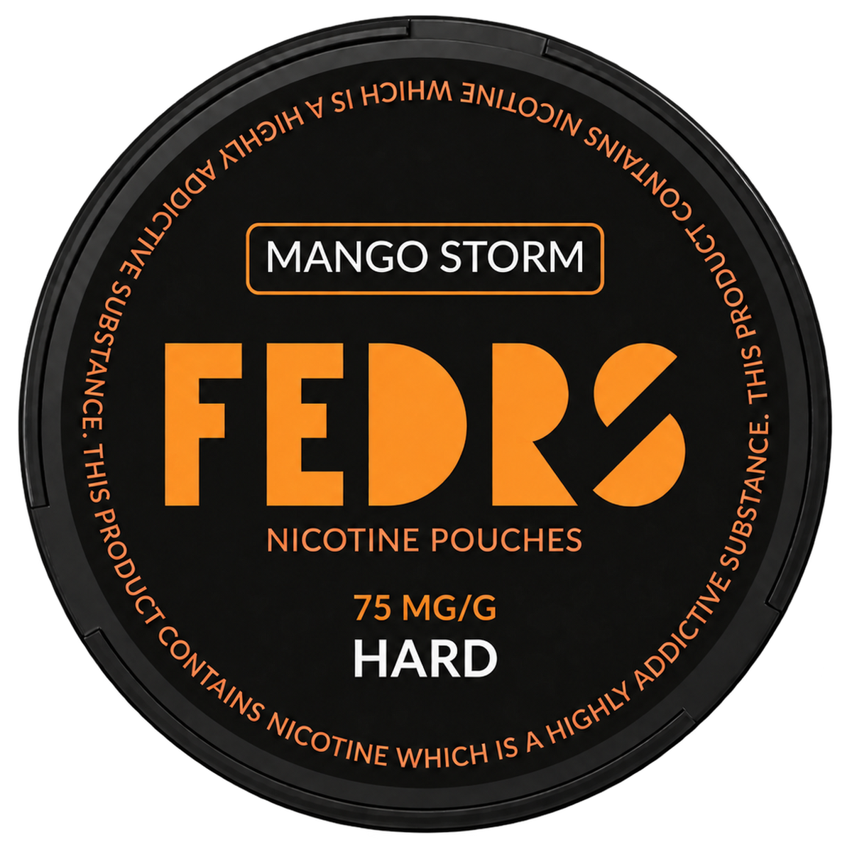 FEDRS BLACK Mango Storm 75mg-Nicotine Pouches-snusbox.eu