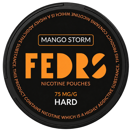 FEDRS BLACK Mango Storm 75mg-Nicotine Pouches-snusbox.eu