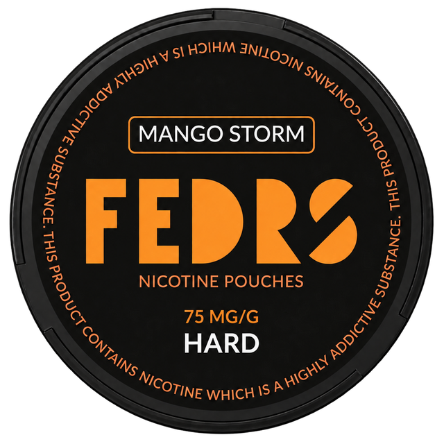 FEDRS BLACK Mango Storm 75mg-Nicotine Pouches-snusbox.eu