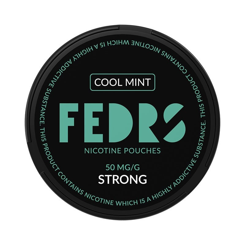 FEDRS BLACK Cool Mint-Nicotine Pouches-Snusbox