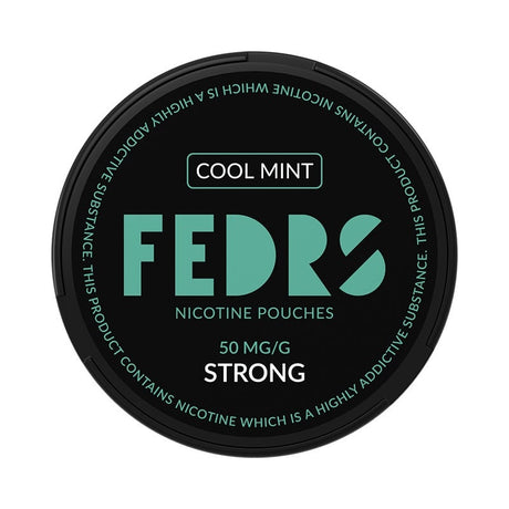 FEDRS BLACK Cool Mint-Nicotine Pouches-Snusbox